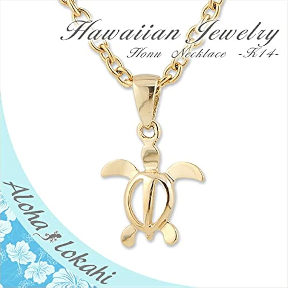 ハワイアン　ホヌ　ピア14K ハワイアンジュエリー ピアス 14金 14K ゴールド ホヌ 海亀 カメ